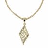 1920d Złota zawieszka błyszcząca pozłacana 14k